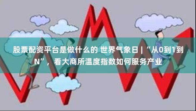 股票配资平台是做什么的 世界气象日 | “从0到1到N”，看大商所温度指数如何服务产业